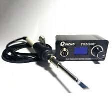Quicko T12-942 OLED Digital Soldering Station with Handle Iron Tips Welder set picture