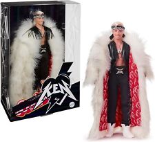 Barbie The Movie Collectible Ken Doll Wearing Big Faux Fur Coat and Black Fringe picture