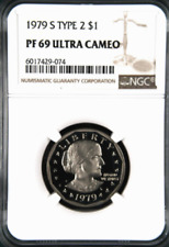 1979 S Type 2 Proof Susan B. Anthony Dollar NGC PF 69 Ultra Cameo picture