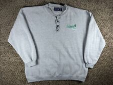 Vintage Marshall Thundering Herd Henley Sweatshirt Size XL 90s  picture