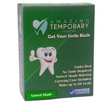 NATURAL SHADE Amazing Temporary Missing Tooth Replacement Kit Temp Dental Repair picture