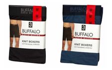 New Men's David Bitton Buffalo Knit Boxers 3 Pack Stretch Cotton Modal picture