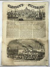 Vintage Gleason's Pictorial - Sep 27 1851 - News - Travel - Portraits - New York picture
