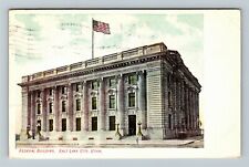 Salt Lake City UT-Utah, Federal Building Vintage Souvenir Postcard picture