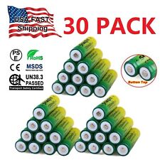 1-30 Pack 1200mAh Lithium 14500 Battery 3.7V Rechargeable Batteries Cells Lot picture