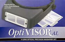 Donegan AL-S1 OptiVisor® AL Binocular 4 Lens Magnifier Set, Adjustable Headband picture