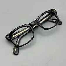 Vintage Liberty Optical Fortune Black Eyeglasses Frames Only No Lenses 53/4 USA picture
