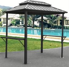 HARDTOP 8X6X8 Venalted Outdoor Double-tier BBQ Grill Gazebo w shelves picture