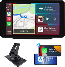 2024 Portable Apple Carplay/Android Auto Screen for Car, 7 Inch IPS Touch Screen picture
