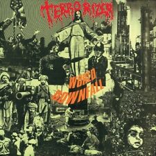 Terrorizer 'World Downfall'  Orange / Green Merge Vinyl - NEW picture
