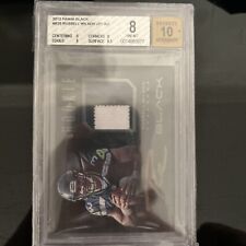 2012 Panini Black #R25 Russell Wilson /349 Bgs 8 Auto 10  picture