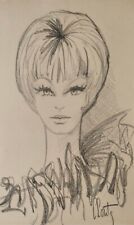 Twiggy Bust Drawing  picture