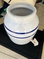 Porcelain Crock Ceramic Water Dispenser, Lid Not Included. picture