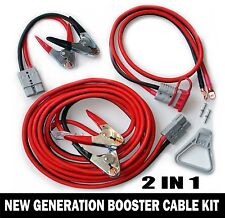 NEW GENERATION OF PROFESSIONAL BOOSTER CABLE  - 2 IN 1 . 30 FEET,1 GAUGE  picture