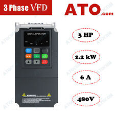 ATO 3 Phase VFD Variable Frequency Drive Converter 3 HP 2.2 kW 6 A 480V Inverter picture