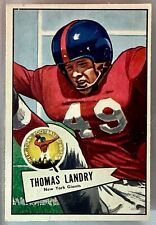 1952 Bowman Small Football #142 Tom Landry VG-EX LOOK Great Gift Sport Cards picture