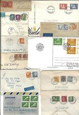 SWEDEN 1918 60s COLLECTION OF 13 COVERS INCLUDES 1 POST CARD AIR LETTER TWO DENM picture