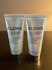 ELEMIS Pro Collagen Marine Cream .5 oz 15 ml Travel Size NEW X2 picture