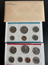 1980 Mint Set Original Envelope 13 Brilliant Uncirculated US Coins BU picture