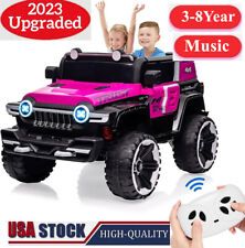 12V Kids Ride On Car Truck 2 Seater Electric On-Road UTV 2 Modes Music Remote  picture