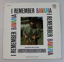 The Bavarian Brass Winds ‎– I Remember Bavaria Volume II, vinyl LP, Rare copy picture