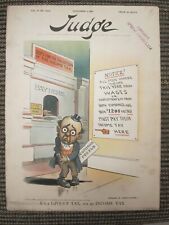 Judge Magazine November 1909 It's a Give Up Tax Not an Income Tax Art Deco 53 picture