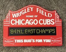 Chicago Cubs 1984 NL East Champs Marquee Sign(Budweiser Teamsters) Father’s Day picture