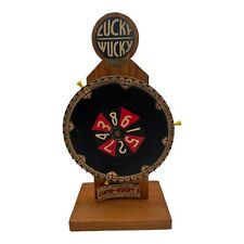 VTG Lucky Wucky Roulette Wheel Trade Stimulator 1934 Non Gambling Device Wooden picture