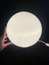 Ikea Modern Fado Large White Glass Ball Globe Lamp Table Light Lighting 10