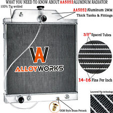 70267976 Aluminum 4 Row Radiator For Allis Chalmers Tractors 7030 7040 7050 7060 picture