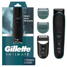 Gillette Intimate Men's Pubic Hair Trimmer, Waterproof Body Groomer, Black picture