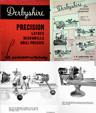 Derbyshire Lathes ~ Catalog **Digital Scans** PDF ~  Machinist MicroMill Vintage picture
