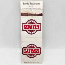 Vintage Matchcover Lums Restaurant Vermont & New York picture