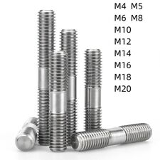 Titanium Double End Studs Rods Clamping Type M4 M5 M6 M8 M10 M12 M14 M16 M20 picture