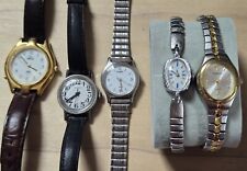 Lot of 5 Working Vintage 70s 80s 90s  TIMEX Women's Watches Mechanical & Quartz picture