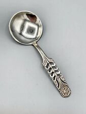 Antique DAVID ANDERSEN NORWAY 830 Sterling Silver Floriform Tea Caddy Spoon picture