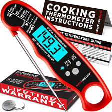 Alpha Grillers Instant Read Meat Thermometer for Grill and Cooking. Best Waterpr picture