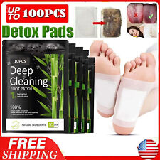 100PCS Detox Foot Patches Pads Body Toxins Feet Slimming Deep Cleansing Herbal picture