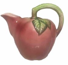 Vintage Pink Apple Pitcher Ceramic Made in Japan, Rare picture