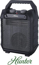 Hunter Deluxe 1500-Watt Small Electric Utility Space Heater Black (74004) picture