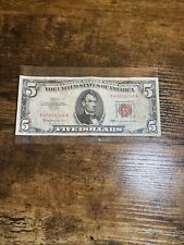 1963 (5) FIVE DOLLAR RED SEAL UNITED STATES LEGAL TENDER NOTE picture