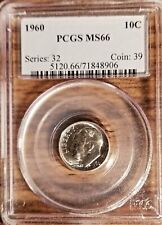1960 Roosevelt Dime    MS66 PCGS picture