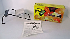Vintage Mid Century Feemster's Famous Vegetable Slicer Original Box Instructions picture