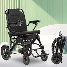 24V12Ah Folding Lightweight Electric Power Wheelchair Mobility Aid Motorized UIC picture