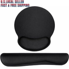2Pc Premium Memory Foam Keyboard Wrist Support Bar and Mouse Wrist Rest Pads Set picture