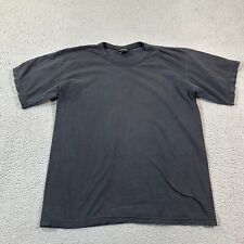 Vintage Rothco Blank Black T Shirt Men Adult Size Large Made In USA picture