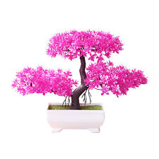 Pine Bonsai Small Tree Artificial Plants Fake Flowers Potted Ornament Home Decor picture