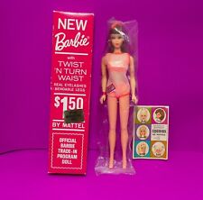Vintage Barbie TNT Twist N Turn Trade In Program Doll Baggie Sealed gold Sticker picture