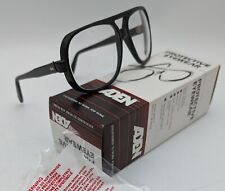 Vintage New Old Stock Aden Vintage Safety Glasses Black Frame / Clear Lens  picture