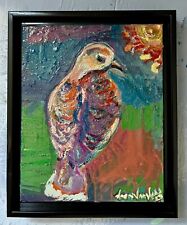 Love Bird, Original Oil Painting, Framed picture